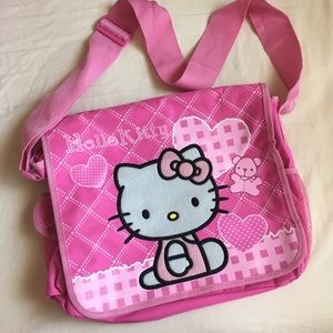 hello kitty large laptop crossbody bag